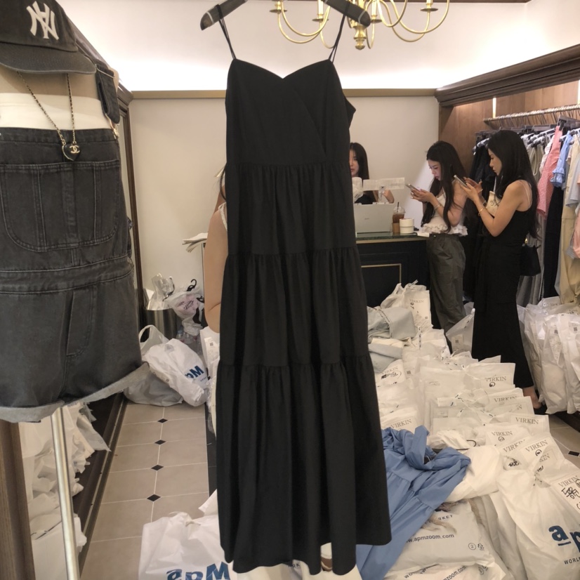VIRKIN東大門㊣實拍女士新款時尚25春夏職業熱賣人氣連衣裙VIRKIN連衣裙圖色3