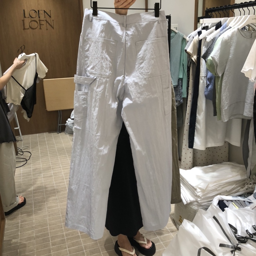 LOFN東大門㊣實拍女裝新品休閑職業真品推薦25春夏人氣休閑褲LOFN休閑褲