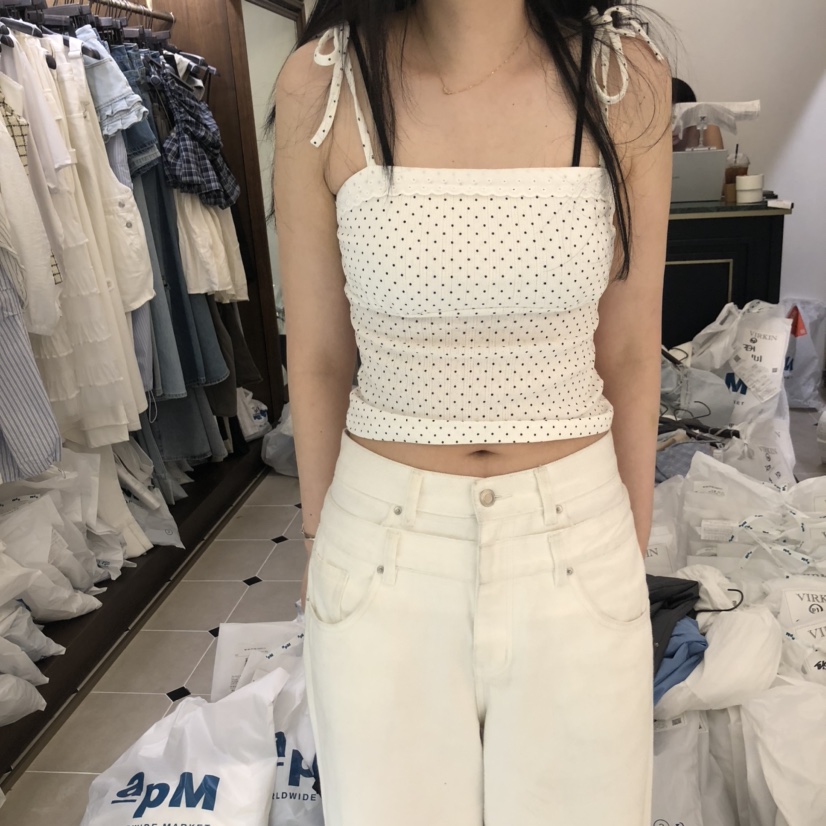 VIRKIN東大門㊣直郵女士新款真品職業時尚25春夏推薦吊帶背心VIRKIN吊帶/背心圖色3