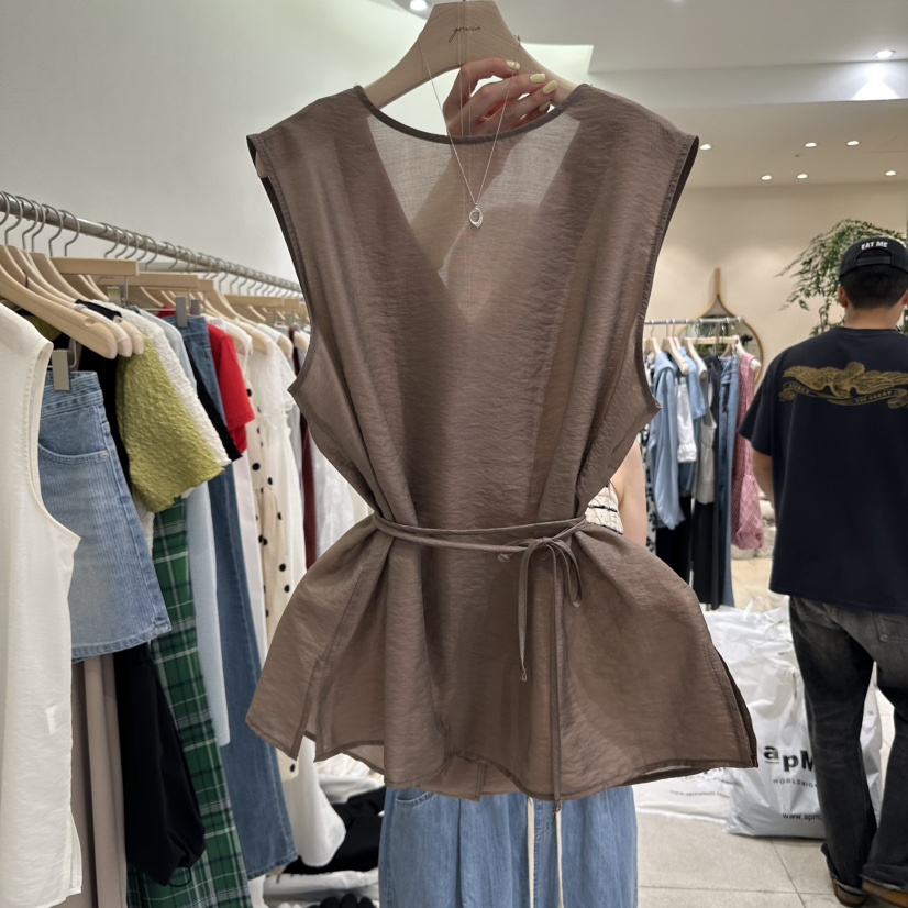 GRACIA東大門㊣直郵女士新款真品職業熱賣時尚吊帶背心含腰繩GRACIA吊帶/背心
