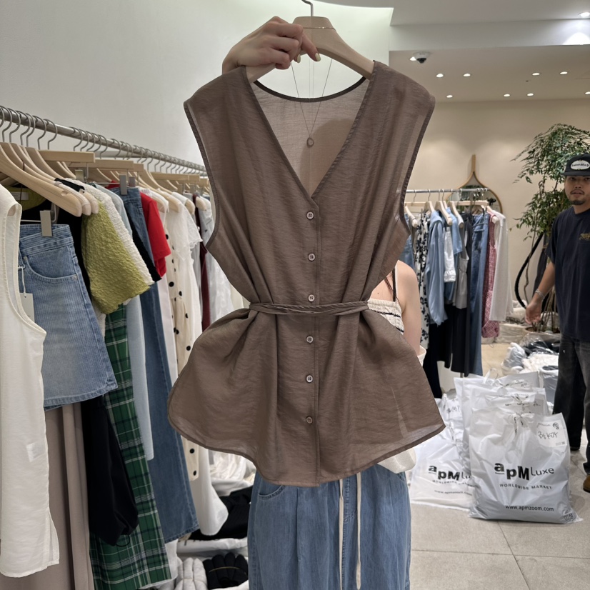 GRACIA東大門㊣直郵女士新款真品職業熱賣時尚吊帶背心含腰繩GRACIA吊帶/背心
