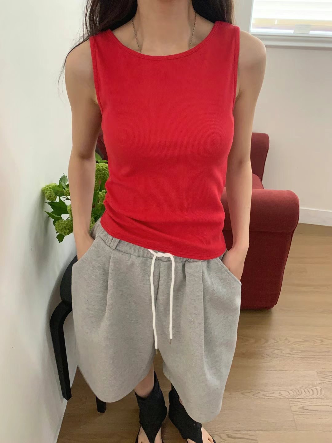 BLUESTAR東大門㊣代購女士新款25春夏職業人氣休閑吊帶背心BLUESTER吊帶/背心