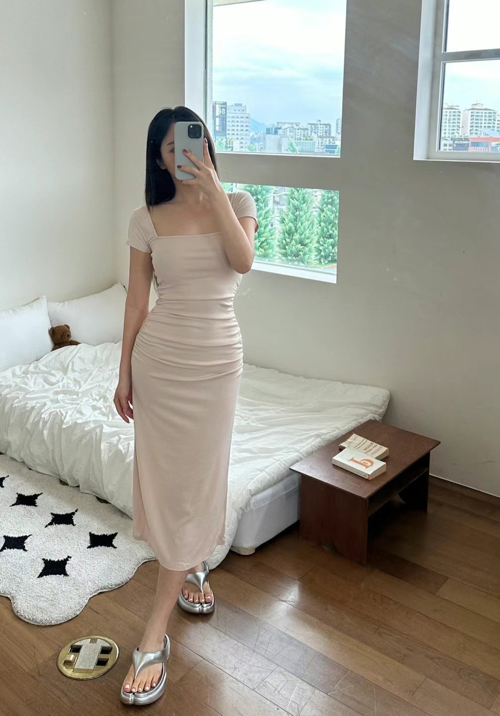 BLUESTAR東大門㊣實拍女士新品休閑時尚職業推薦真品連衣裙BLUESTER連衣裙