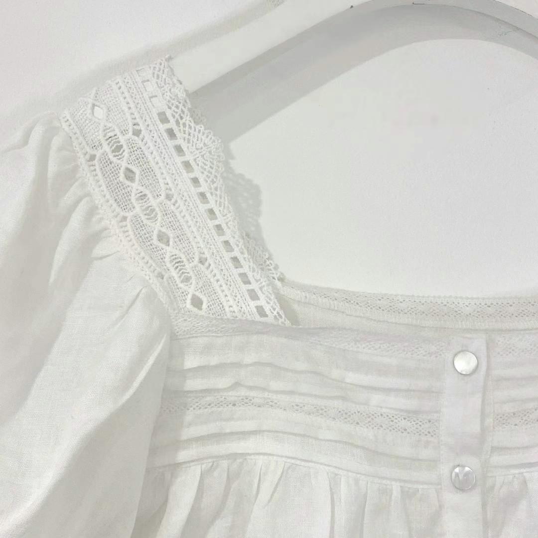 WHITE東大門㊣直郵女士新品真品時尚熱賣休閑人氣襯衫蕾絲衫WHITE襯衫/蕾絲衫