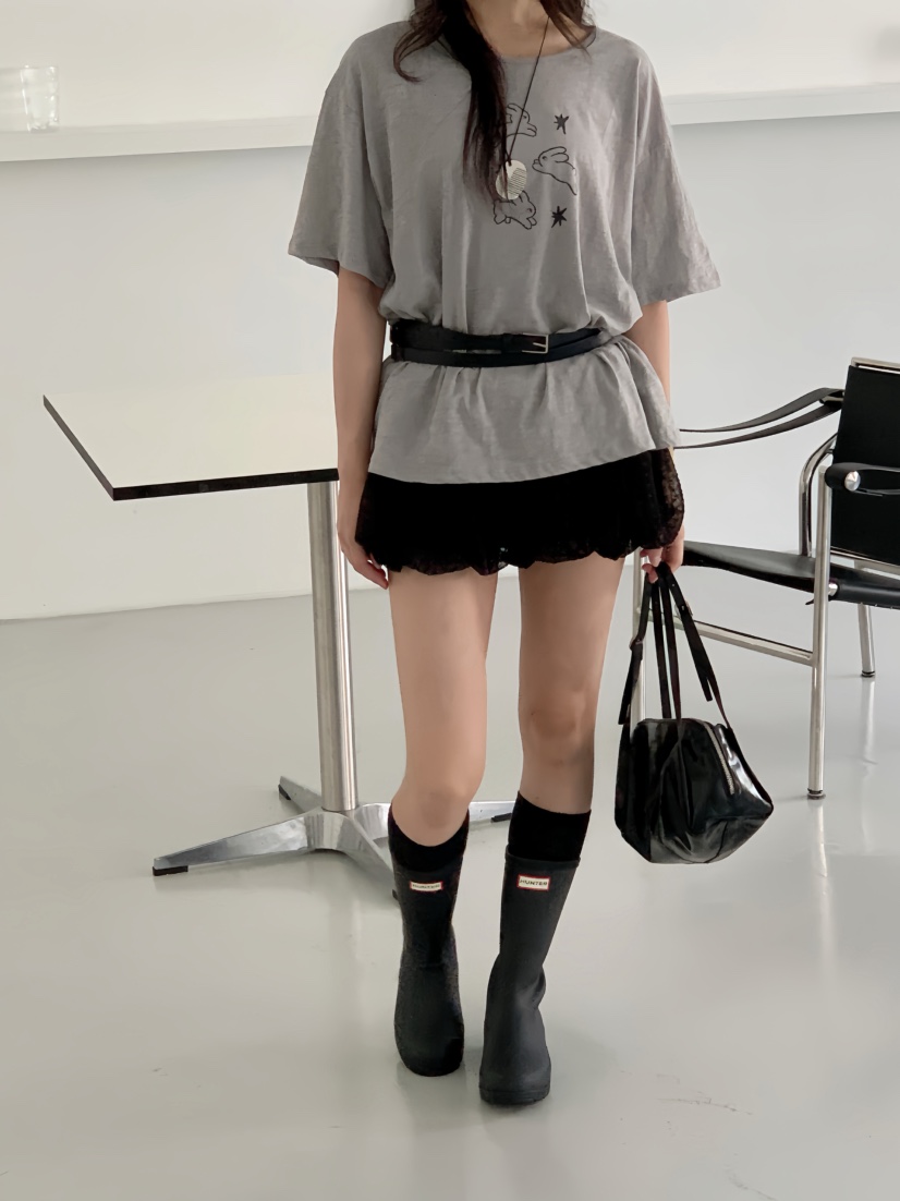 BEFORE SUNRISE韓國代購㊣女士新款熱賣真品25春夏推薦短裙BEFORE SUNRISE短裙