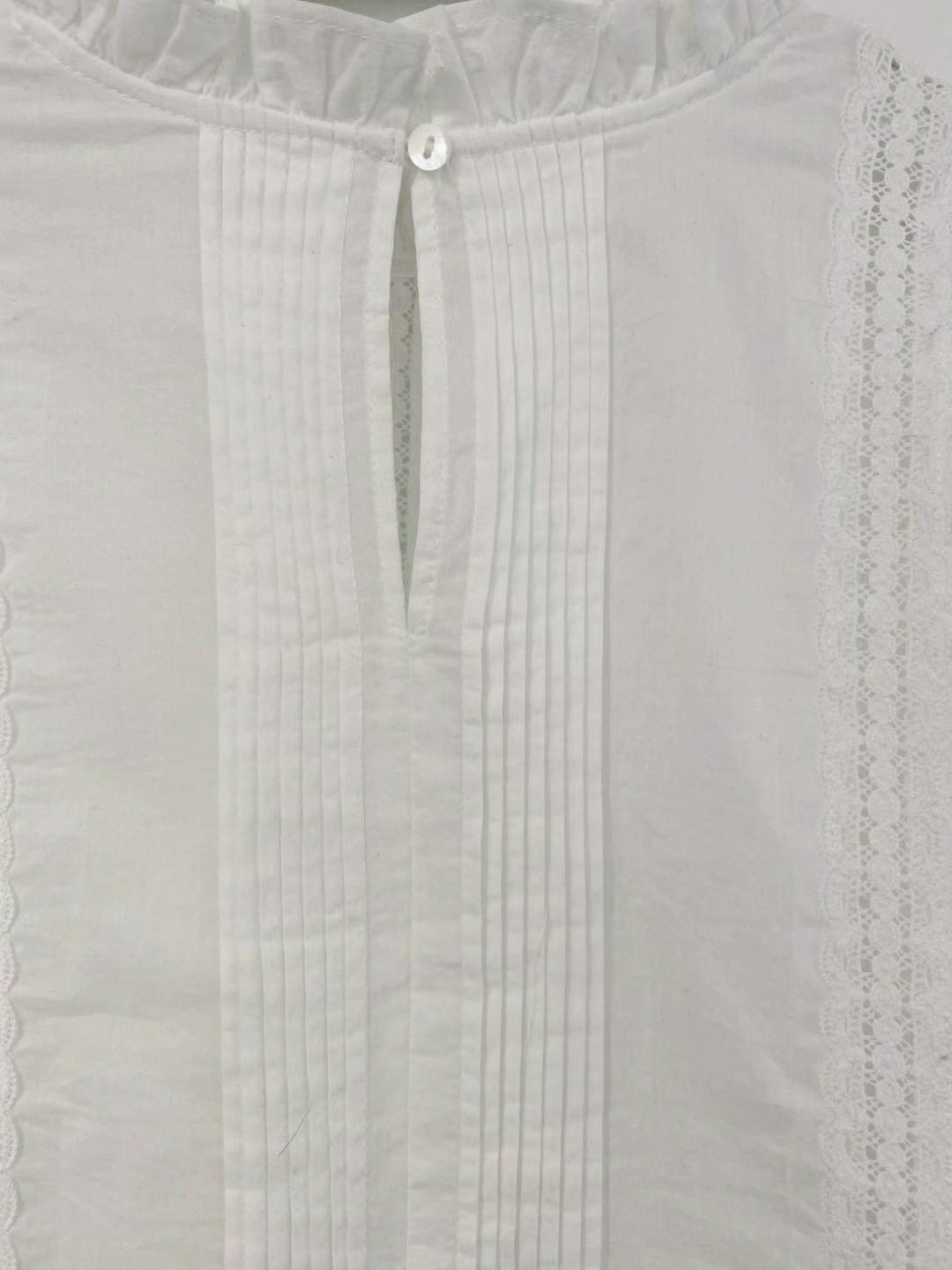 WHITE東大門㊣代購女士新品推薦休閑真品熱賣25春夏襯衫蕾絲衫WHITE襯衫/蕾絲衫