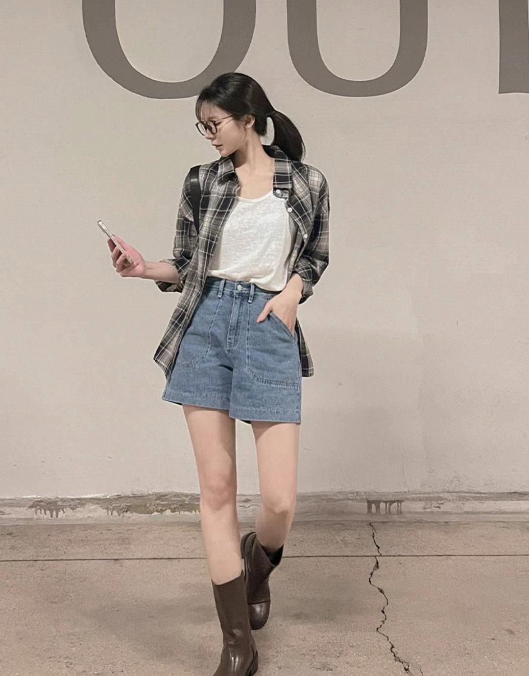 COREBLUE東大門㊣代購女裝新款熱賣時尚人氣休閑25春夏短褲like core/COREBLUE短褲