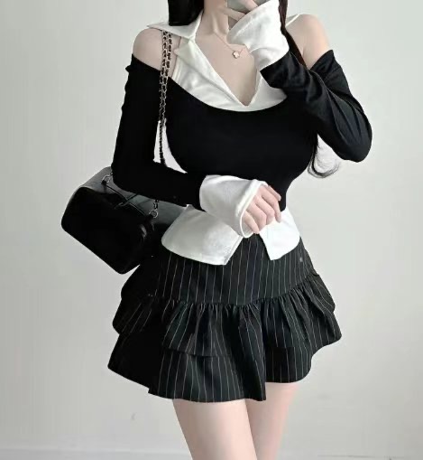 BLUESTAR東大門㊣實拍女士新品熱賣職業時尚25春夏真品短裙BLUESTER短裙
