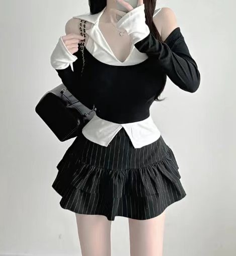 BLUESTAR東大門㊣實拍女士新品熱賣職業時尚25春夏真品短裙BLUESTER短裙