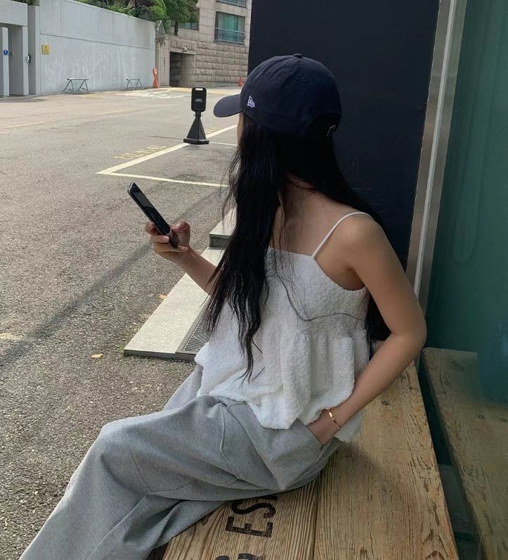BLUESTAR東大門㊣直郵女士新品休閑人氣真品職業推薦吊帶背心BLUESTER吊帶/背心