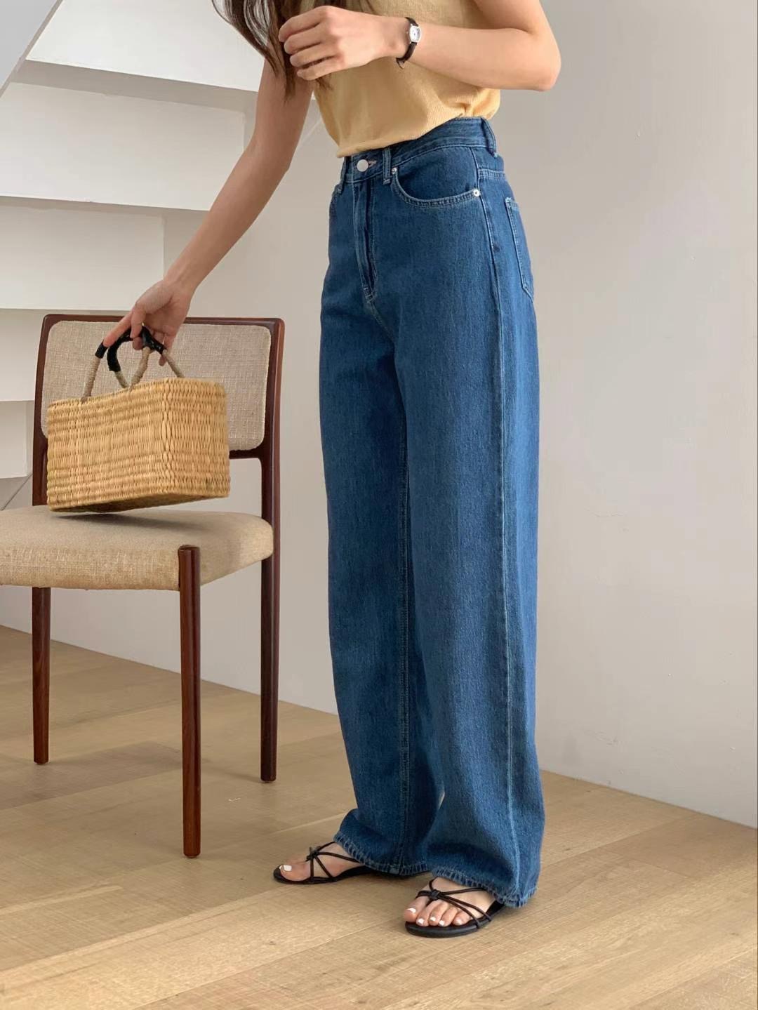 COREBLUE東大門㊣實拍女裝新品人氣熱賣休閑推薦真品牛仔褲like core/COREBLUE牛仔褲