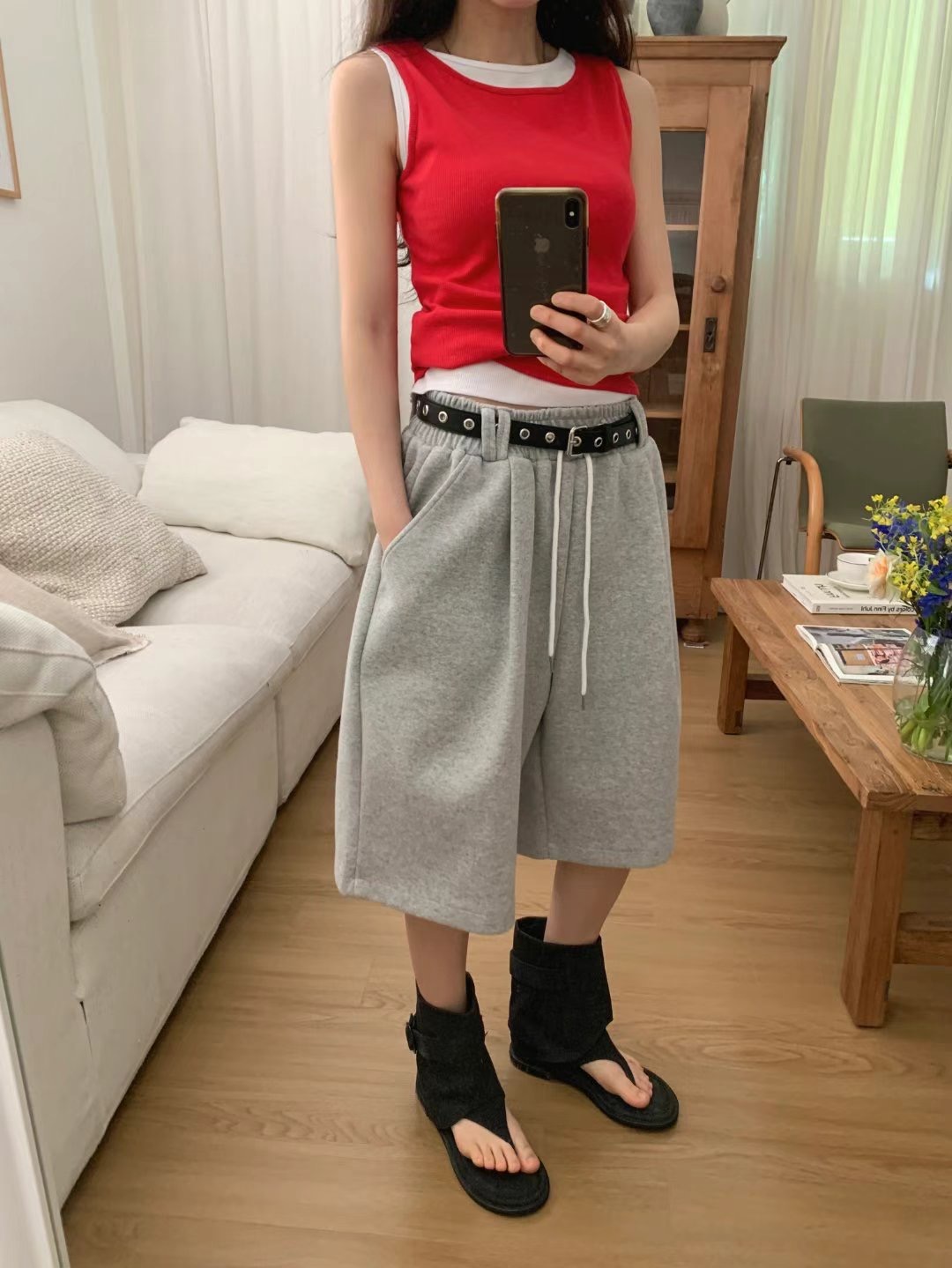 BLUESTAR韓國直郵㊣女士新款熱賣25春夏真品推薦職業人氣短褲BLUESTER短褲