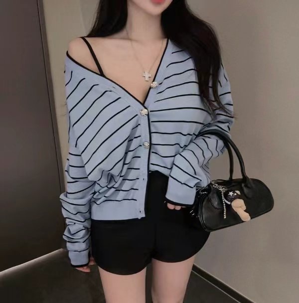 BLUESTAR東大門㊣代購女士新款推薦職業時尚25春夏真品針織衫BLUESTER針織衫