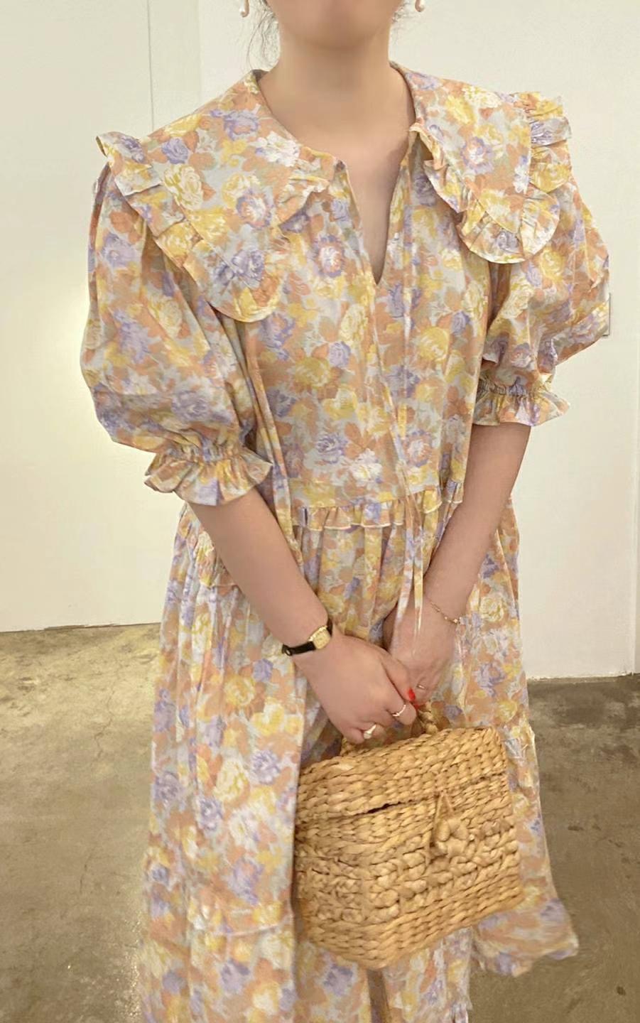 WHITE東大門㊣實拍女裝新品推薦人氣時尚25春夏真品休閑連衣裙WHITE連衣裙