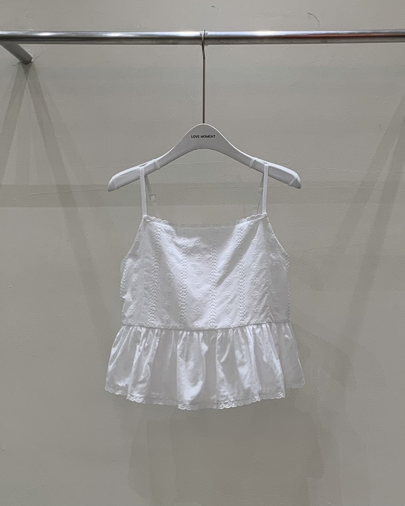 LOVE MOMENT東大門㊣直郵女裝新品休閑時尚職業吊帶背心蕾絲LOVE MOMENT吊帶/背心