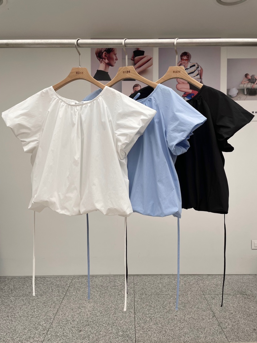 MADE-P東大門㊣實拍女裝新品職業真品推薦25春夏襯衫蕾絲衫MADE-P襯衫/蕾絲衫