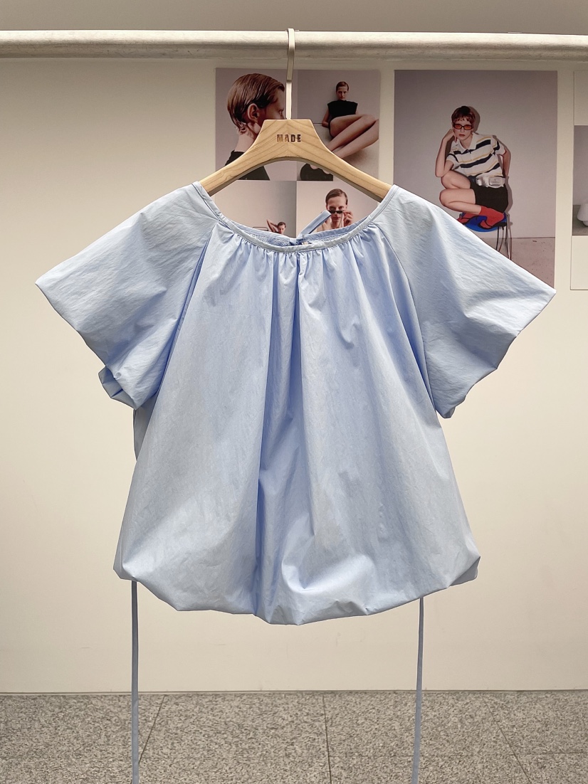 MADE-P東大門㊣實拍女裝新品職業真品推薦25春夏襯衫蕾絲衫MADE-P襯衫/蕾絲衫圖色2