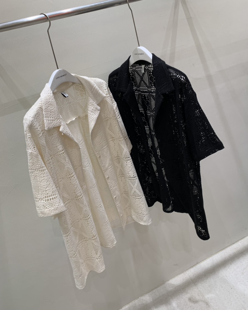 LOVE MOMENT韓國代購㊣女裝新品25春夏熱賣真品襯衫蕾絲衫LOVE MOMENT襯衫/蕾絲衫