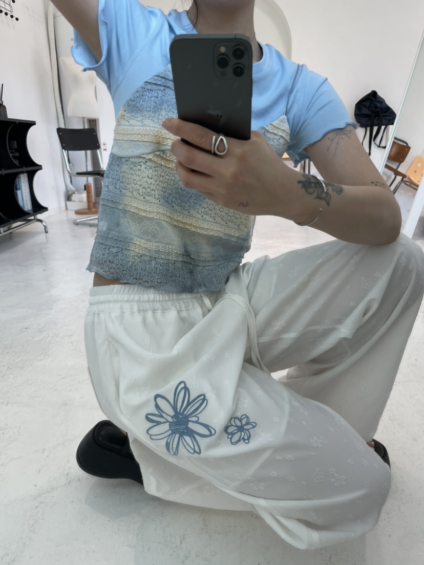 GLITTER東大門㊣實拍女裝新款熱賣25春夏職業推薦真品休閑褲GLITTER休閑褲