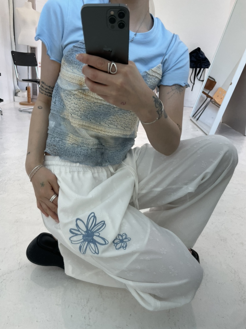 GLITTER東大門㊣實拍女裝新款熱賣25春夏職業推薦真品休閑褲GLITTER休閑褲