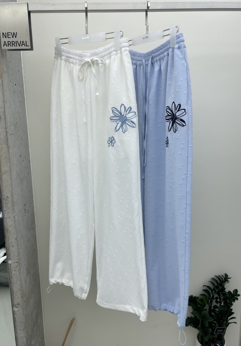 GLITTER東大門㊣實拍女裝新款熱賣25春夏職業推薦真品休閑褲GLITTER休閑褲