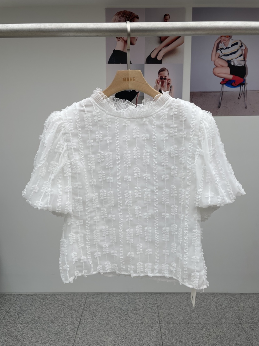 MADE-P東大門㊣實拍女裝新品25春夏人氣休閑時尚襯衫蕾絲衫MADE-P襯衫/蕾絲衫