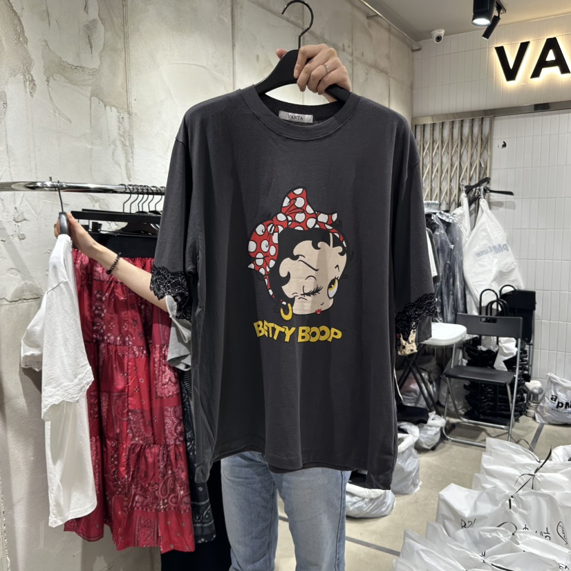 VANTA韓國代購㊣女士新款人氣推薦休閑25春夏職業時尚真品T恤VANTAT恤圖色2