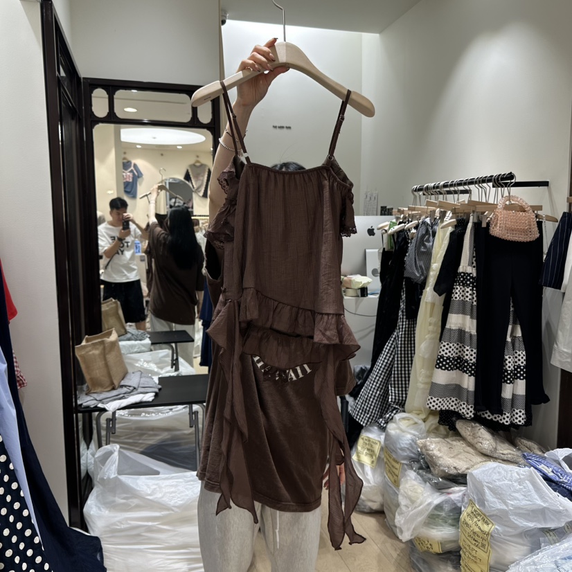 THEMORYPARK東大門㊣代購女裝新品熱賣職業真品時尚吊帶背心THE MORY PARK吊帶/背心