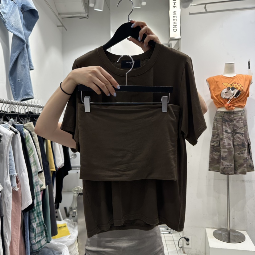 THE WEEKND東大門㊣直郵女裝新品時尚推薦熱賣休閑套裝緊身THE WEEKND套裝