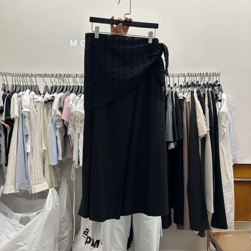 MOANA東大門㊣實拍女裝新品職業人氣25春夏推薦時尚休閑長裙MOANA長裙圖色2