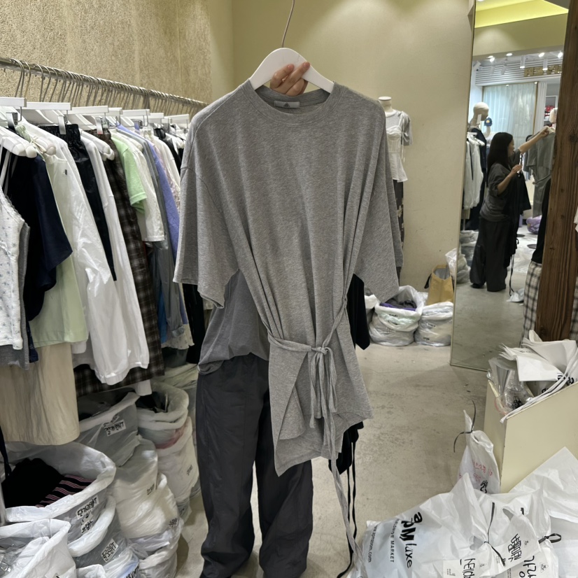 REFLAT韓國代購㊣女裝新品職業真品推薦熱賣時尚人氣休閑T恤REFLATT恤圖色2