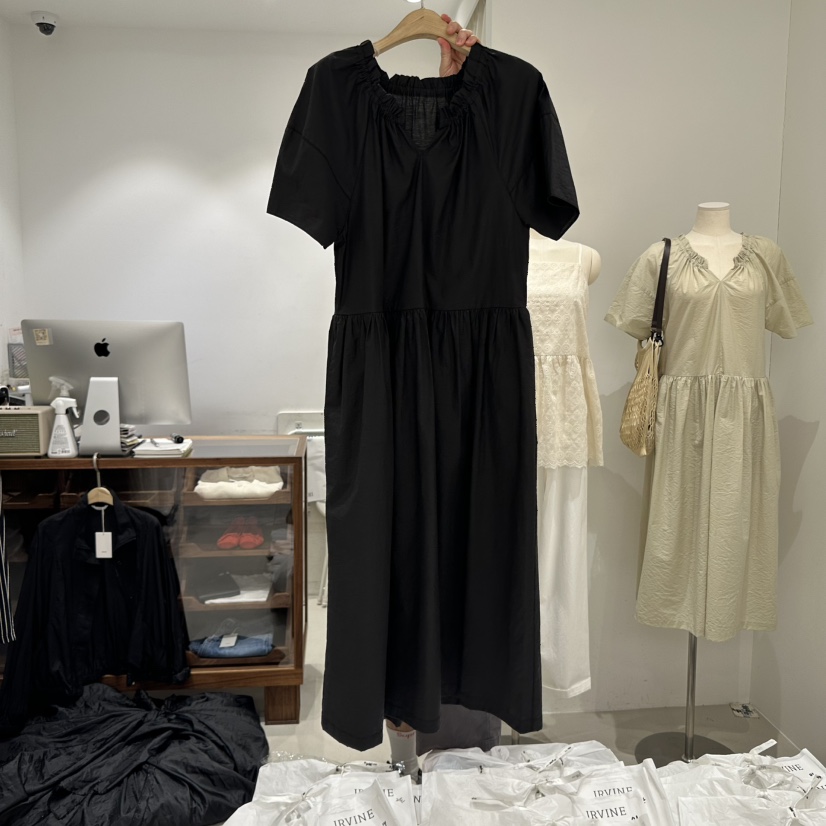 IRVINE東大門㊣實拍女士新品推薦休閑人氣真品職業時尚連衣裙IRVINE連衣裙圖色3