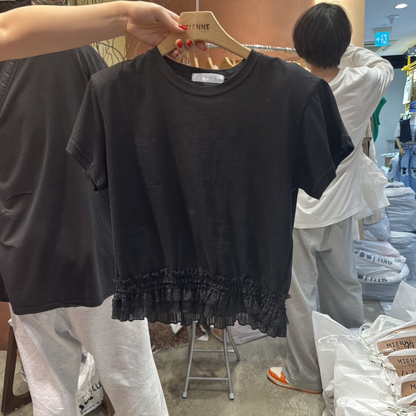 MIENNE韓國代購㊣女士新品人氣25春夏推薦休閑熱賣職業真品T恤MIENNET恤圖色2
