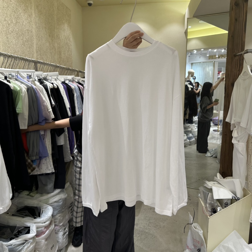 REFLAT韓國直郵㊣女裝新品真品推薦休閑熱賣時尚職業長袖T恤REFLAT長袖T恤