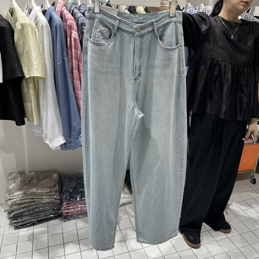 ZIPPER東大門㊣實拍女士新品25春夏熱賣時尚人氣職業牛仔褲ZIPPER牛仔褲