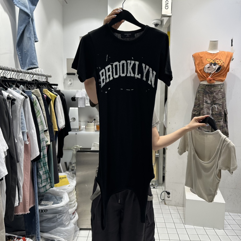 THE WEEKND東大門㊣直郵女裝新品熱賣職業人氣真品25春夏T恤THE WEEKNDT恤圖色3