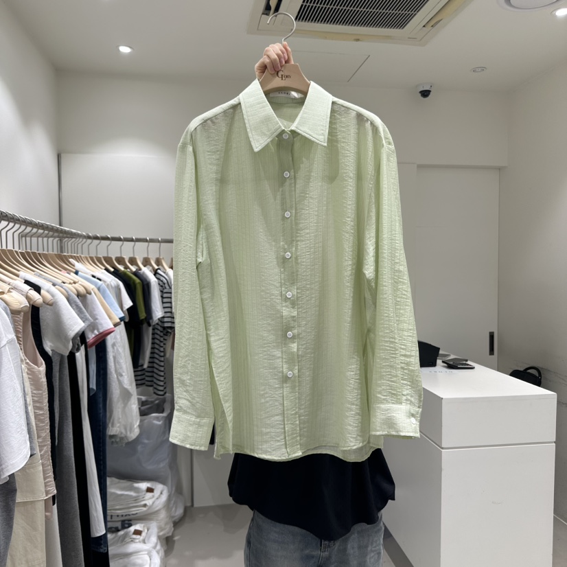 GLORY東大門㊣直郵女裝新品人氣25春夏時尚真品休閑襯衫蕾絲衫GLORY襯衫/蕾絲衫圖色3