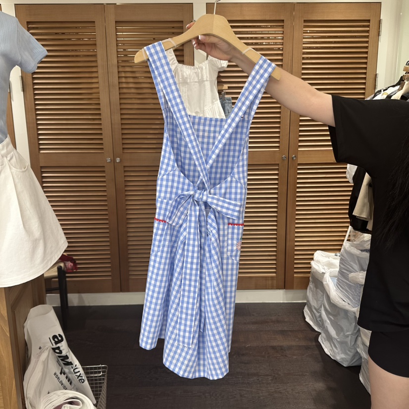 TRES BIEN東大門㊣代購女士新品人氣休閑真品推薦連衣裙刺繡TRES BIEN連衣裙