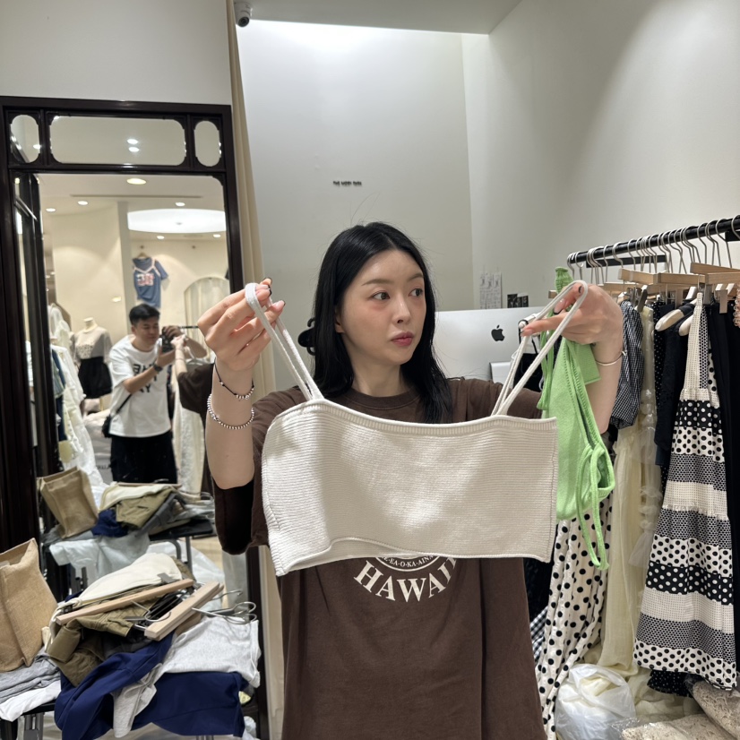 THEMORYPARK東大門㊣代購女裝新款時尚人氣真品熱賣吊帶背心THE MORY PARK吊帶/背心圖色1