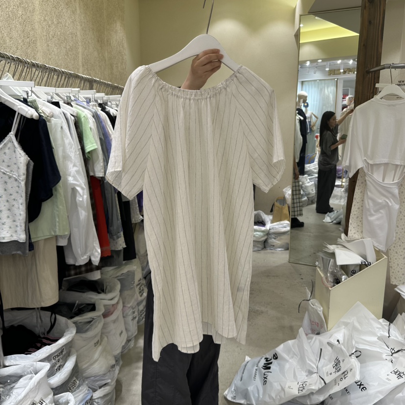 REFLAT東大門㊣代購女裝新款真品推薦職業人氣熱賣連衣裙亞麻REFLAT連衣裙
