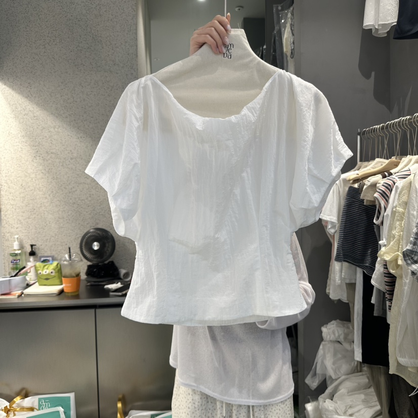 AMOEBA東大門㊣直郵女裝新品職業熱賣人氣休閑時尚襯衫蕾絲衫AMOEBA襯衫/蕾絲衫