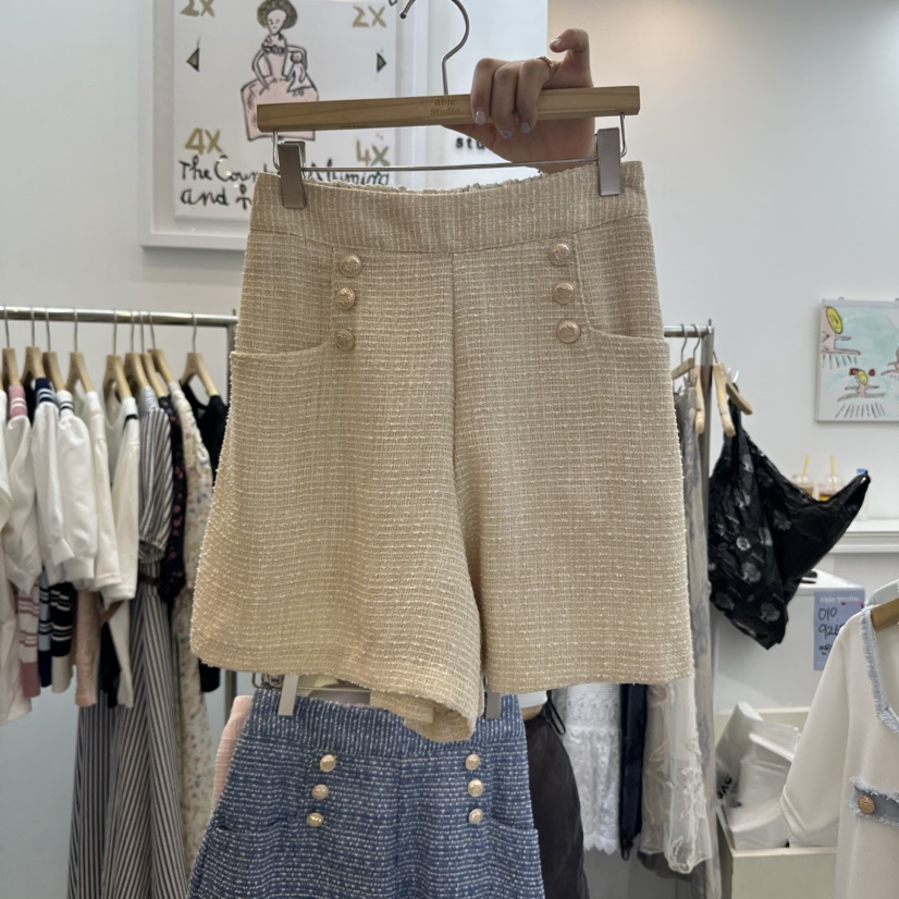 ABLESTUDIO韓國直郵㊣女裝新品25春夏推薦人氣休閑職業短褲ABLE STUDIO短褲圖色3