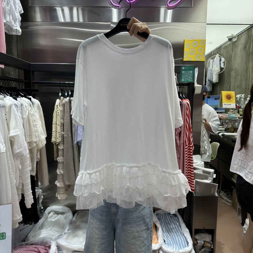 RUNWAY-런웨이東大門㊣直郵女士新款休閑25春夏推薦職業T恤RUNWAYT恤