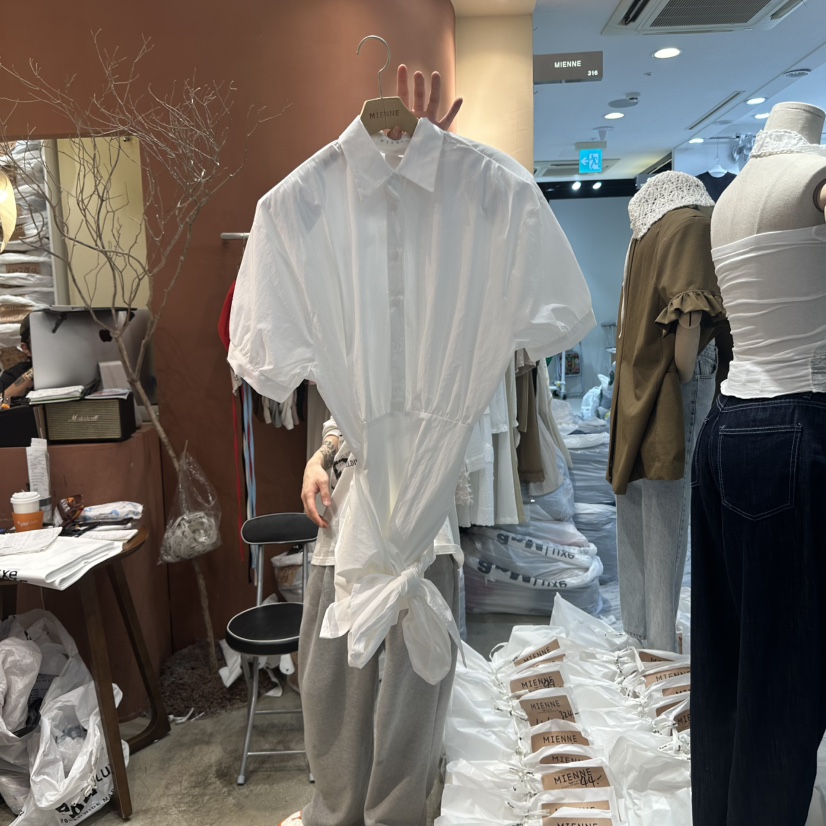 MIENNE韓國代購㊣女士新品人氣休閑時尚職業真品推薦連衣裙MIENNE連衣裙圖色2