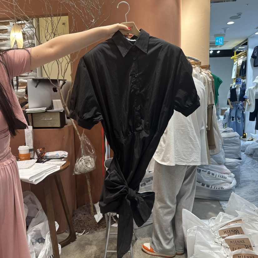MIENNE韓國代購㊣女士新品人氣休閑時尚職業真品推薦連衣裙MIENNE連衣裙圖色3