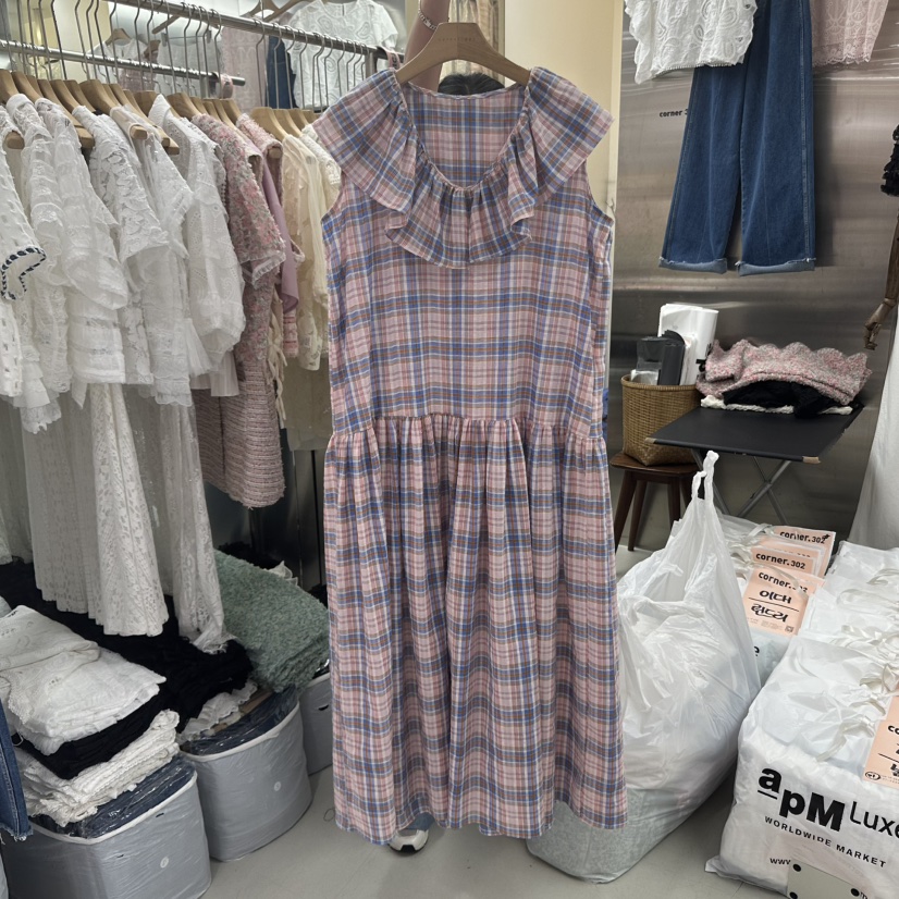 CORNER東大門㊣實拍女裝新品時尚真品職業25春夏人氣連衣裙CORNER.302連衣裙