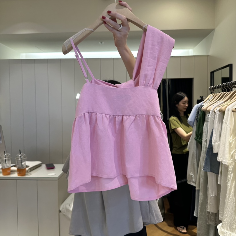 ARC韓國代購㊣女士新品25春夏休閑推薦時尚人氣熱賣吊帶背心ARC EN CIEL吊帶/背心