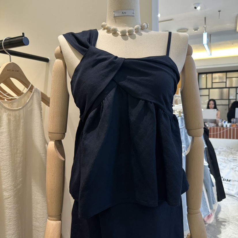 ARC韓國代購㊣女士新品25春夏休閑推薦時尚人氣熱賣吊帶背心ARC EN CIEL吊帶/背心圖色2