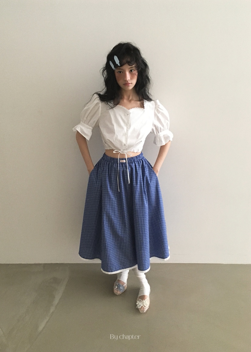 BY CHAPTER韓國代購㊣女裝新品職業推薦時尚真品襯衫蕾絲衫Chapter襯衫/蕾絲衫