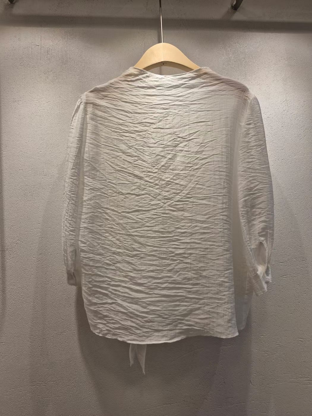 VIVIANLEE韓國直郵㊣女士新品25春夏休閑人氣襯衫蕾絲衫透明VIVIANLEE襯衫/蕾絲衫